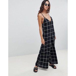 ASOS Design Jumpsuit in Minimal Check